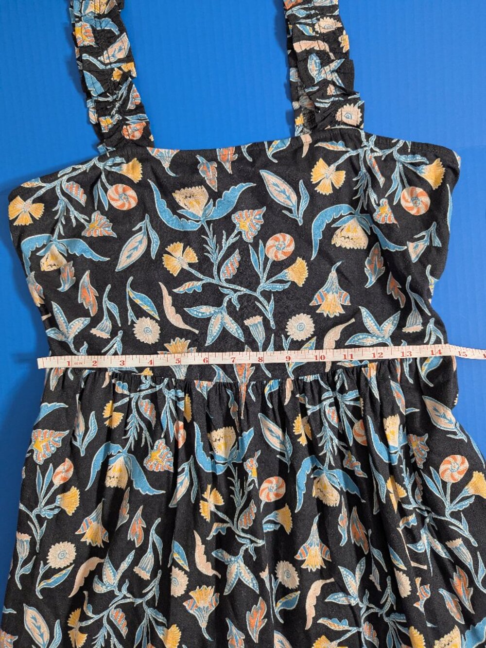 Universal Thread Floral Ruffle Maxi Dress Size S - Picture 9 of 16
